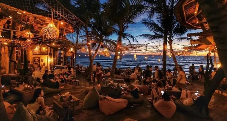 The vibrant nightlife in Seminyak