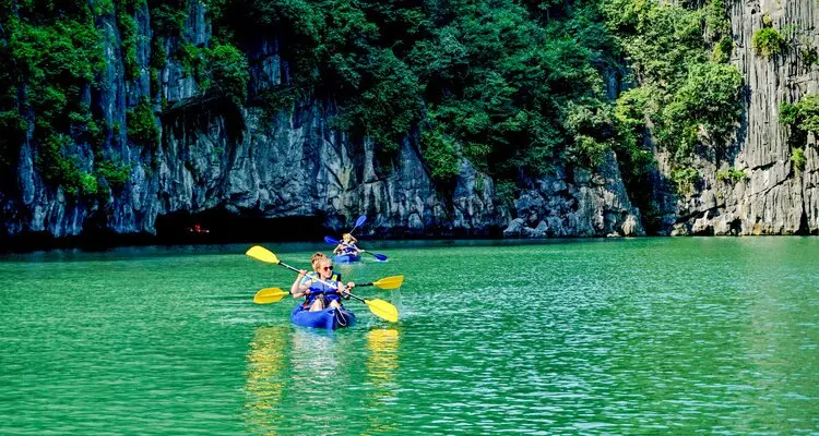A lady walking in the quiet alley