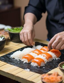 Sushi making