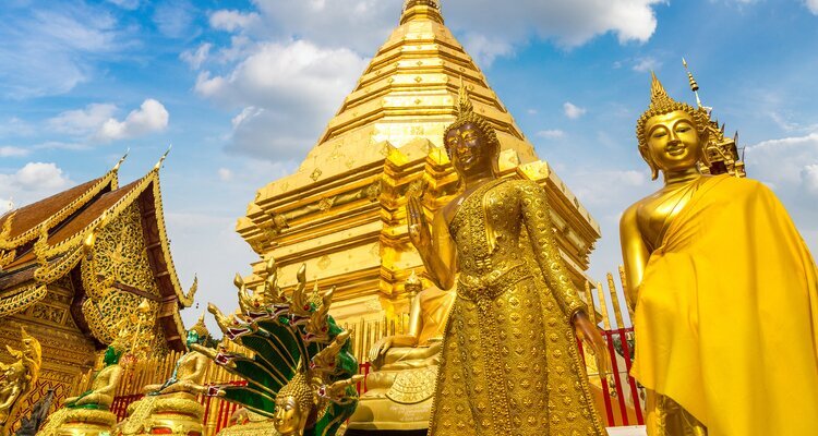 Der berühmte Wat Phra That Doi Suthep