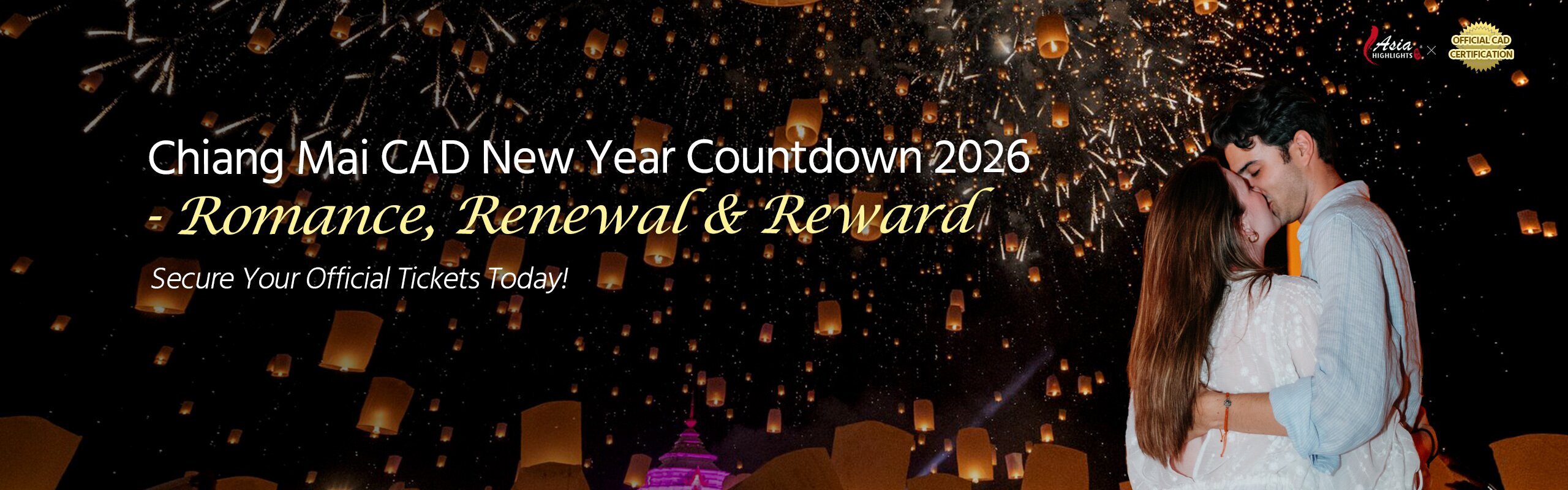 Official Tickets Chiang Mai CAD New Year Countdown to 2026
