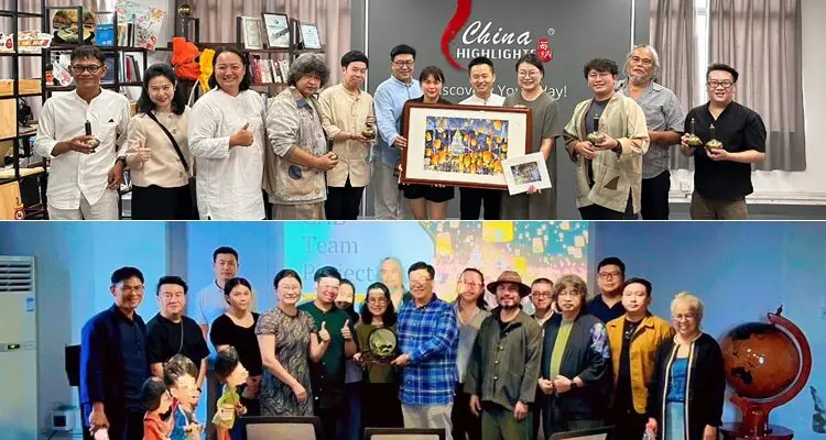 CAD team and Highlights Travel team met at Highlights Travel's office